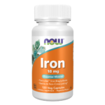 NOW Foods, Iron 18 mg Veg Capsules Essential Mineral