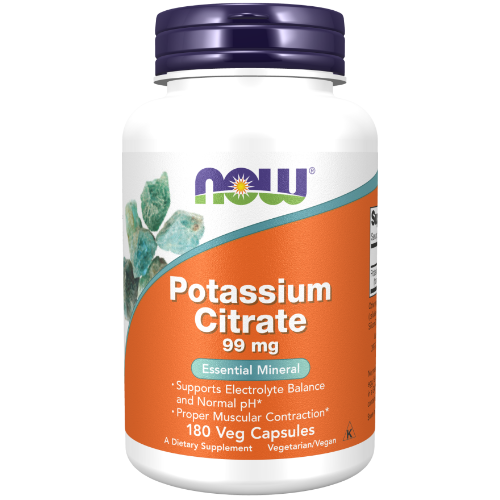 NOW Foods, Potassium Citrate 99 mg Veg Capsules