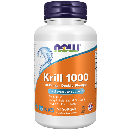 NOW Foods, Krill 1000, Double Strength 1000 mg Softgel