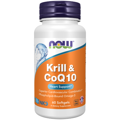 NOW Foods, Krill & CoQ10 Softgels