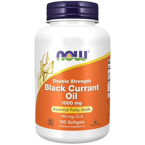 NOW Foods, Black Currant Oil, Double Strength 1000 mg Softgels