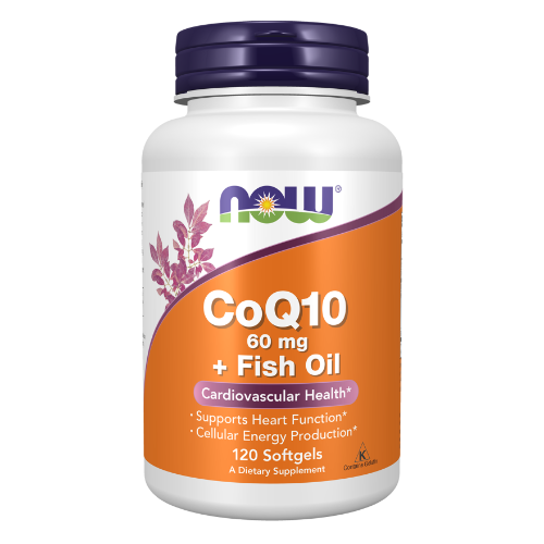 NOW Foods, CoQ10 60 mg + Fish Oil Softgels