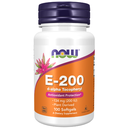 NOW Foods, Vitamin E-200 D-Alpha Tocopheryl Softgels