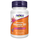 NOW Foods, Vitamin D3 1,000 IU Chewables