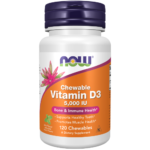 NOW Foods, Vitamin D3 5000 IU Chewables