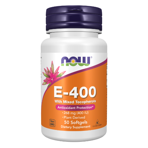 NOW Foods, Vitamin E-400 With Mixed Tocopherols Softgels