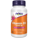 NOW Foods, Vitamin D3 1000 IU Softgels