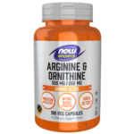 NOW Foods, Arginine & Ornithine 500 mg / 250 mg Veg Capsules