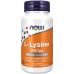 NOW Foods, L-Lysine 500 mg Tablets