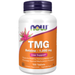 NOW Foods, TMG Betaine 1,000 mg Tablets