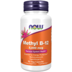 NOW Foods, Methyl B-12 5000 mcg Veg Capsules